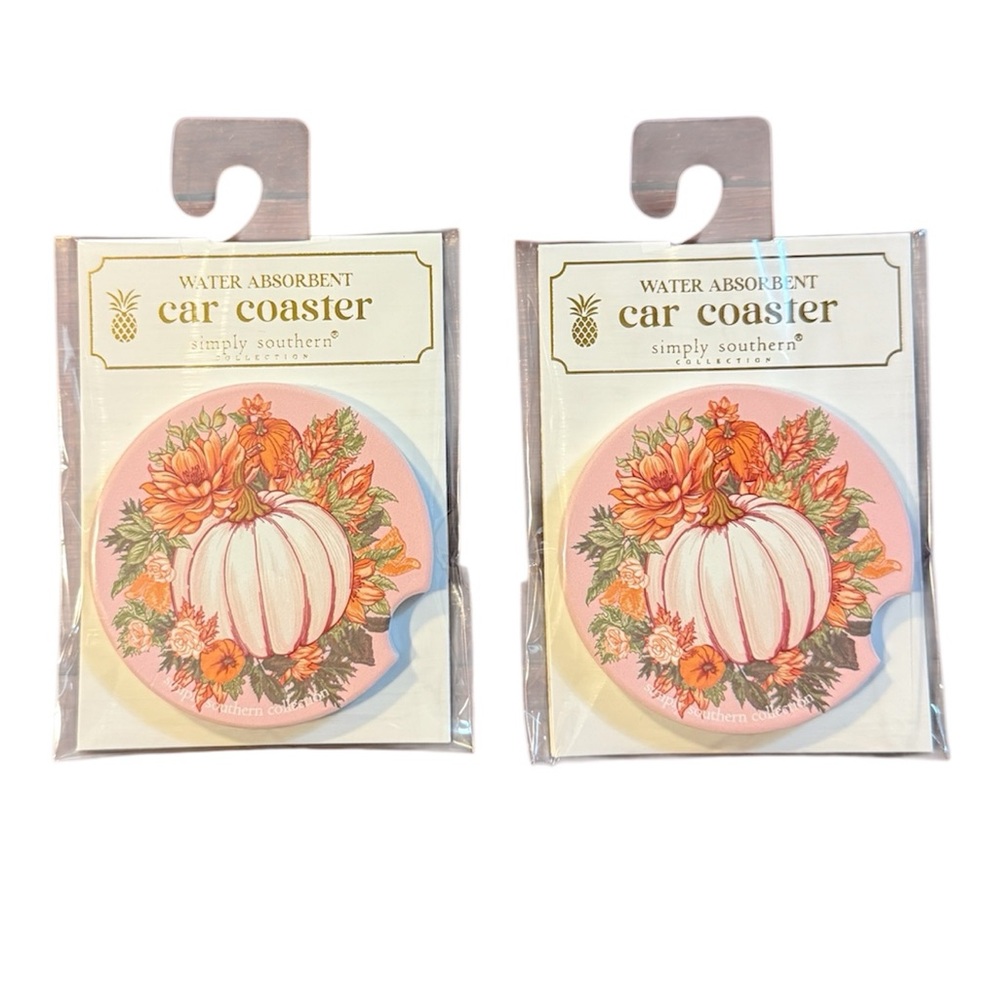 Simply Southern Fall Car Coasters Duo